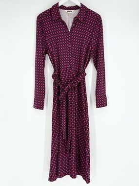 Boden Laura Jersey Midi Shirt Dress